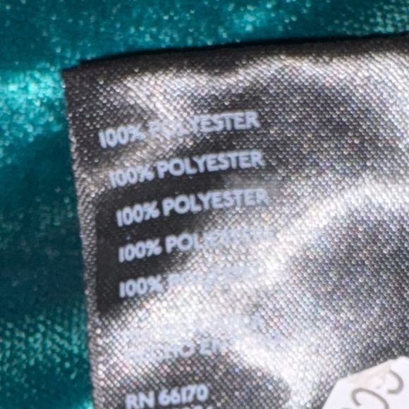 Free People Velvet Mini Skirt. Deep Teal. US 8/ UK 12 - Picture 8 of 10